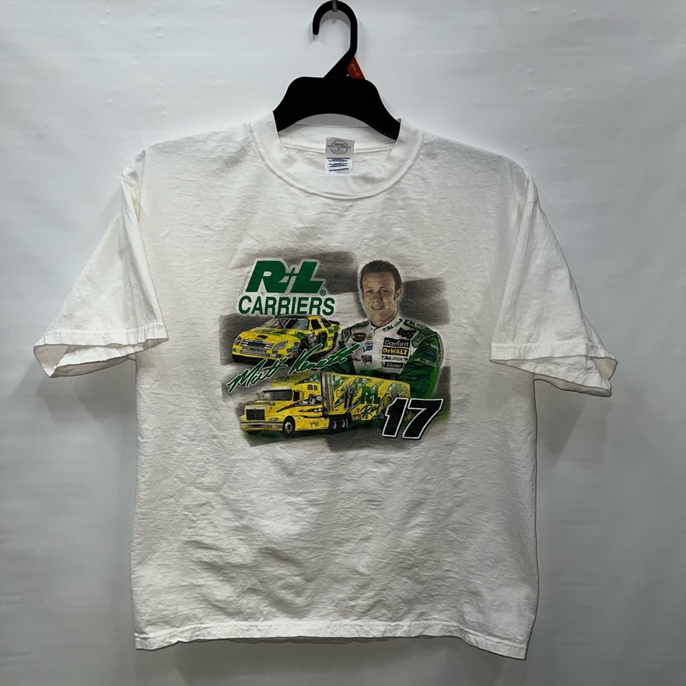 Delta Matt Kenseth T-Shirt Men’s Large Multicolor Graphic 100% Cotton